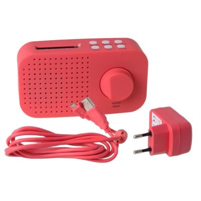 Tiny Audio Ami Red med lader