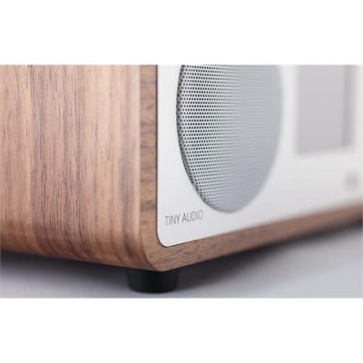 Tiny Audio Stereo DAB/DAB+/Internett radio i walnut/white detaljebilde